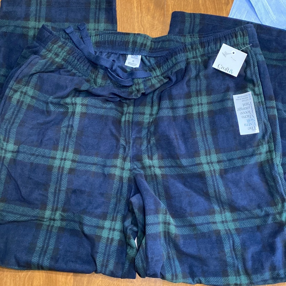 Croft and barrow 100% polyester pajama pants